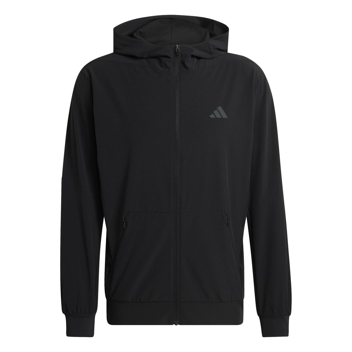 adidas Men's D4T Hybrid FZ Hoodie - Black