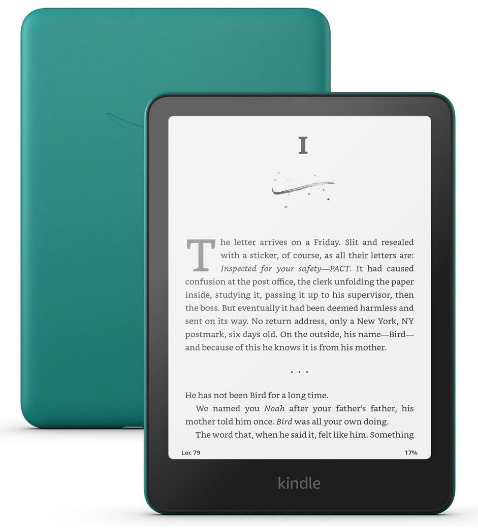Amazon Kindle Paperwhite 7" WiFi 16GB With S/O (12th Gen 2024 Model) - Jade