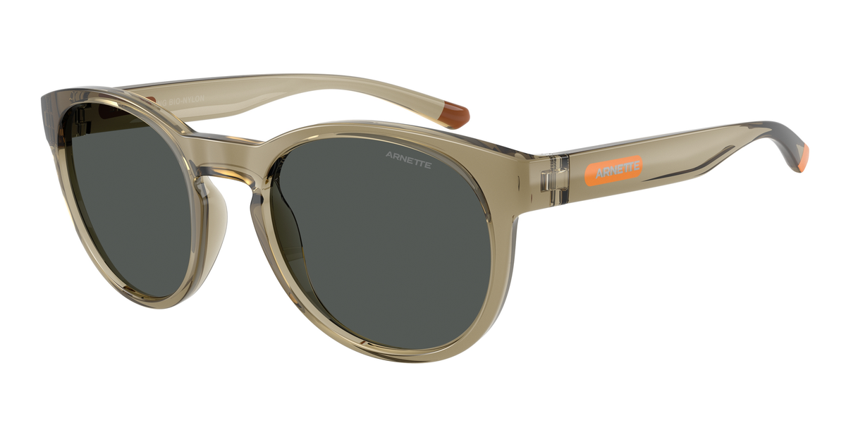 Arnette AN4371 Polarized Sunglasses - Transparent Olive/Dark Grey