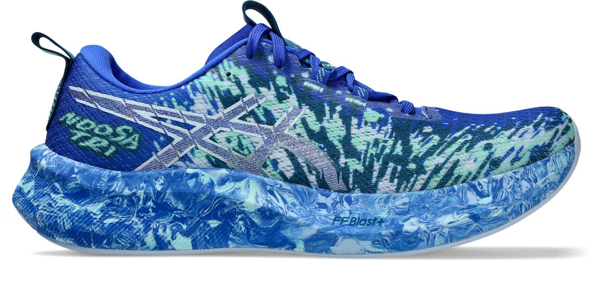 ASICS Men's NOOSA TRI 16 Triathlon Running Shoes - Neon Blue/Mint
