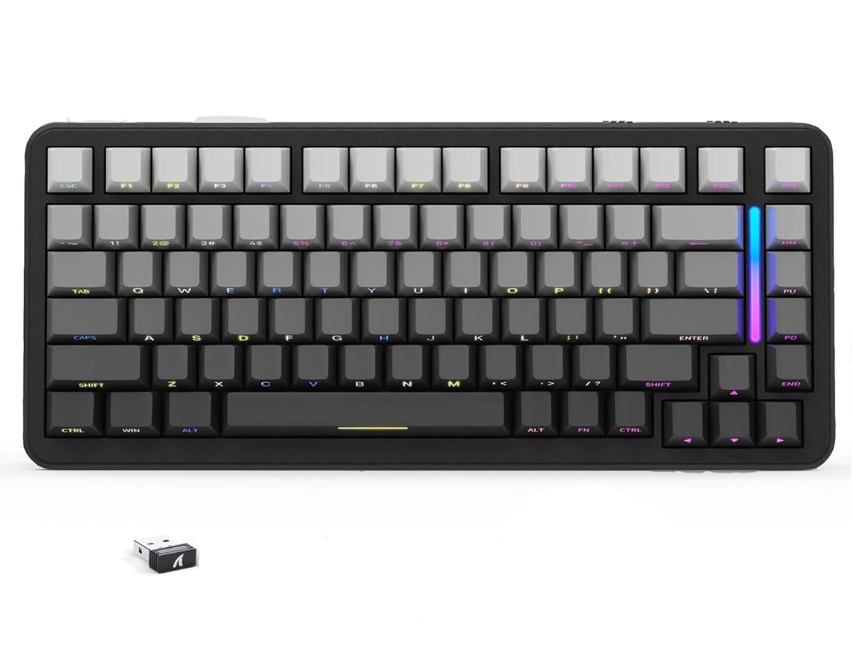 ATTACK SHARK M86 Wireless Gaming Keyboard Side Printed Mechanical Keyboard