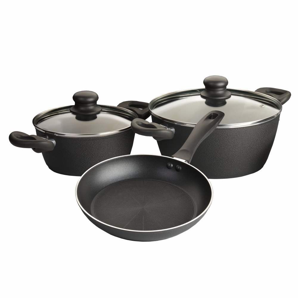 Bauer Apex 5pc Pot Set | Non-Stick Cookware Set