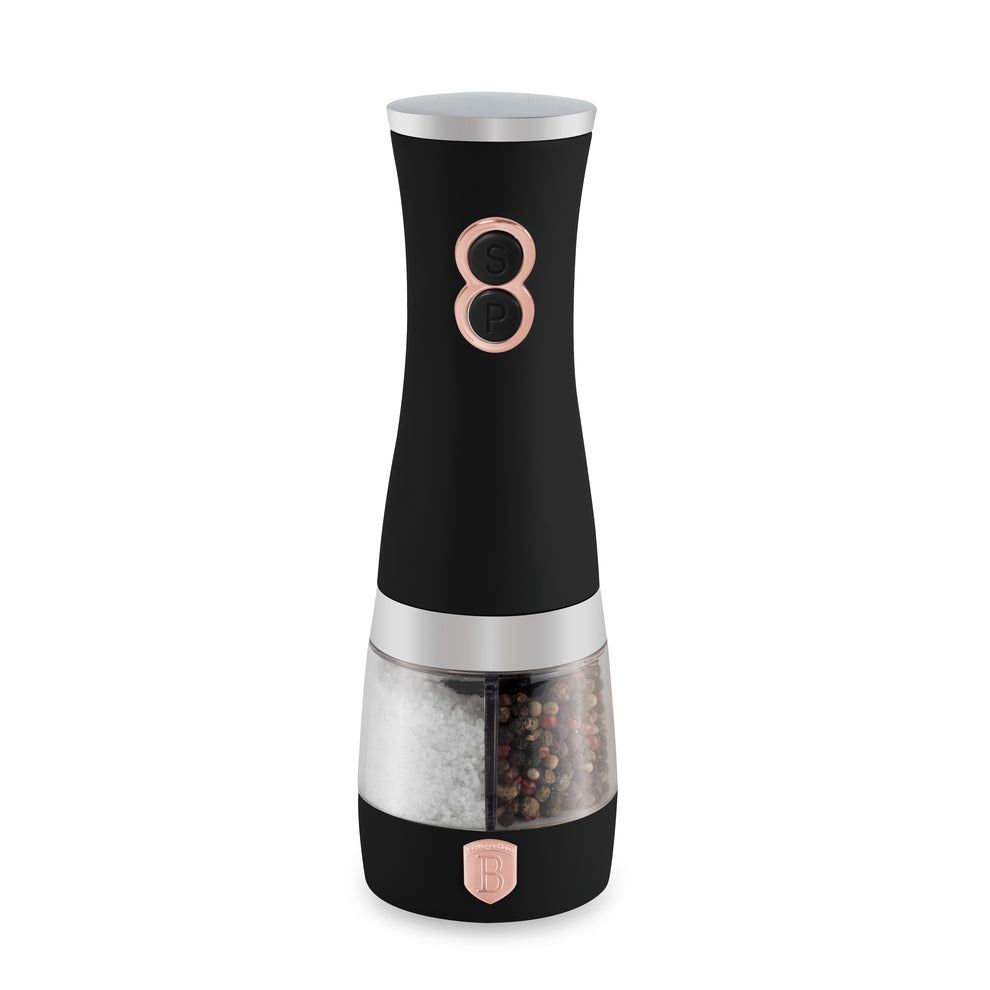 Berlinger Haus 2-in-1 Electric Pepper & Salt Mill - Black Rose