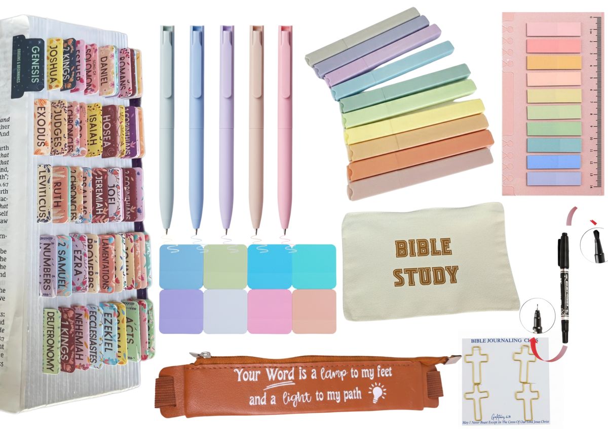 Bible Study Journaling Kit with Bible Tabs