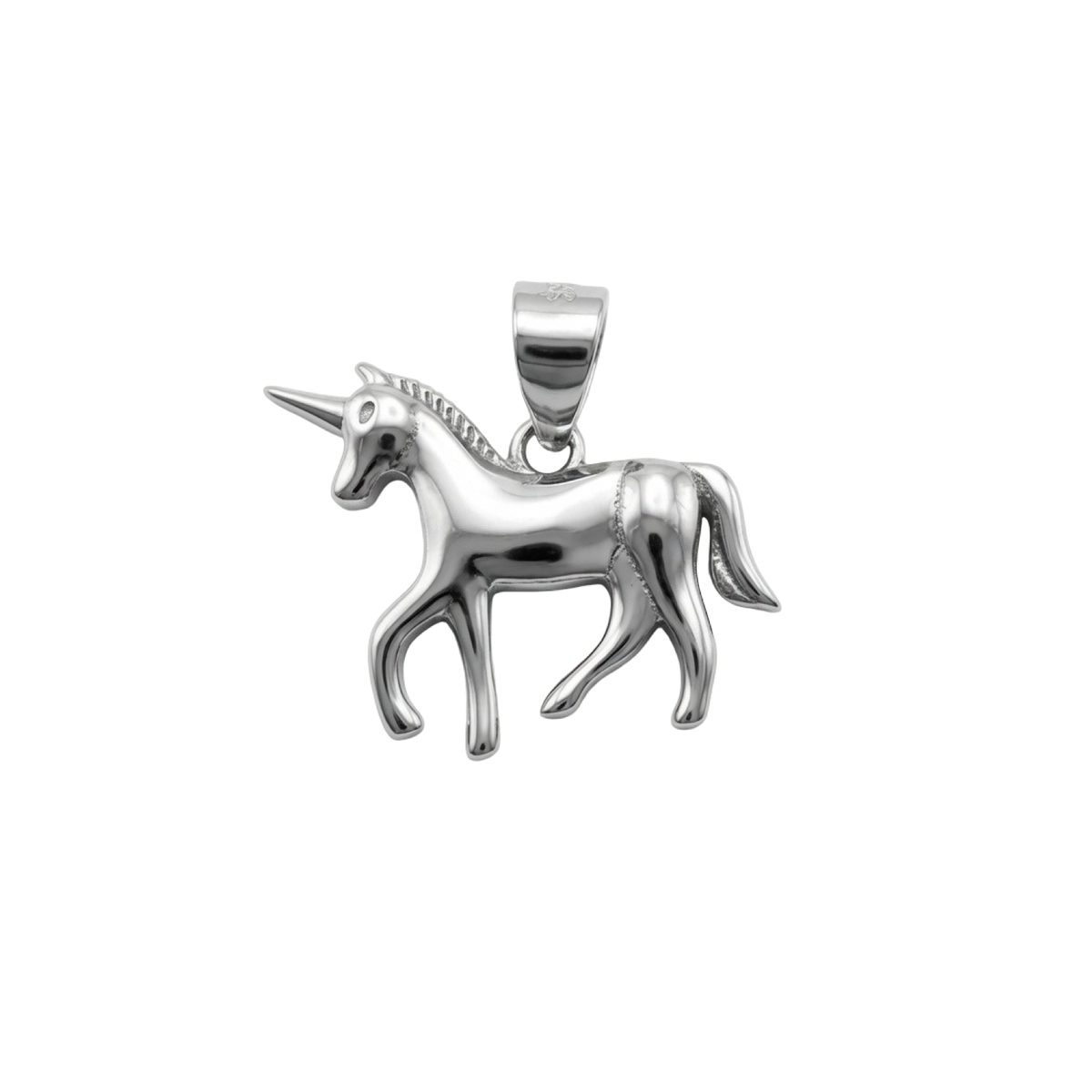 Cape Town Silver Unicorn Pendant Sterling Silver 925