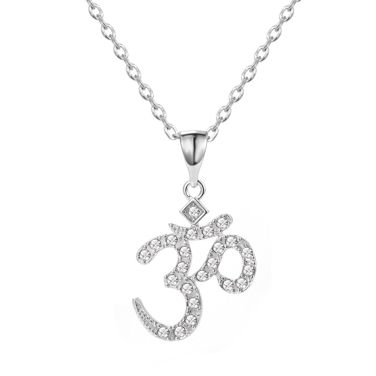 Crystalize Aum Necklace with Swarovski® Crystal