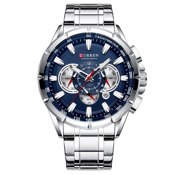 Curren 8363 Chronograph Men's Watch - Blue