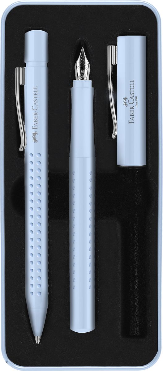 Faber-CastellGrip 2010 Harmony Fountain Pen and Ballpoint in Metal gift box