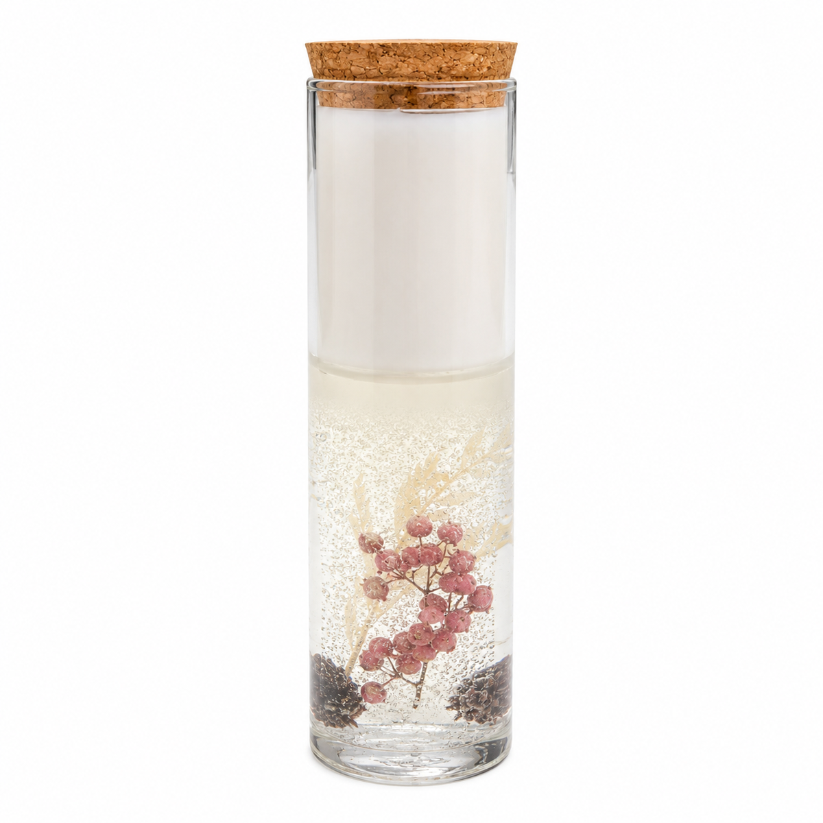 GlowB - Soy Wax - Gel Wax - Scented Handmade Candle - Red Berries - 270g