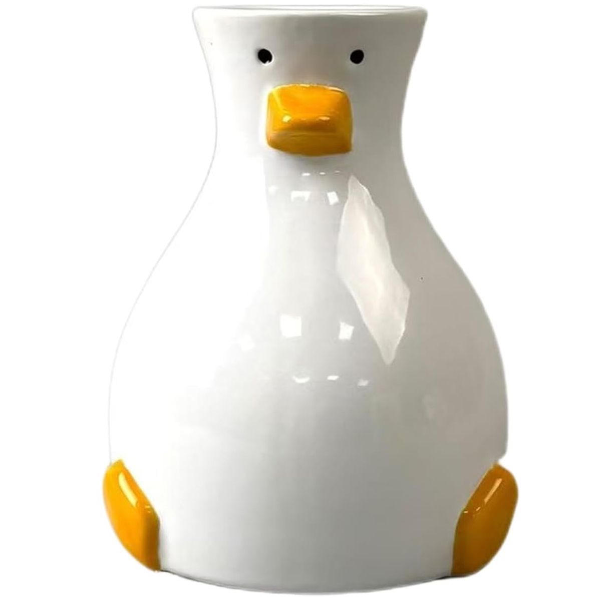 Handcrafted Ceramic Duck Vase Modern Flower Vase Trendy Art Vase Home Decor
