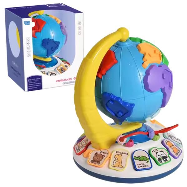 Interactive Globe - World Map Toy - Educational Toys for Toddlers