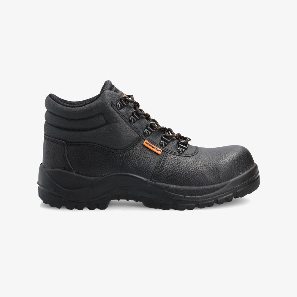 Interceptor by Hi-Tec Askari Black with Steel Toe Cap Safety Boot