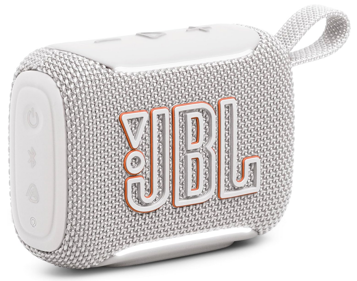 JBL Go 5 Ultra-Portable Waterproof Bluetooth Speaker - White