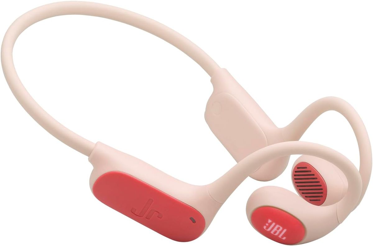 JBL Junior Free Kids Wireless Open-Ear Headphones - Peach