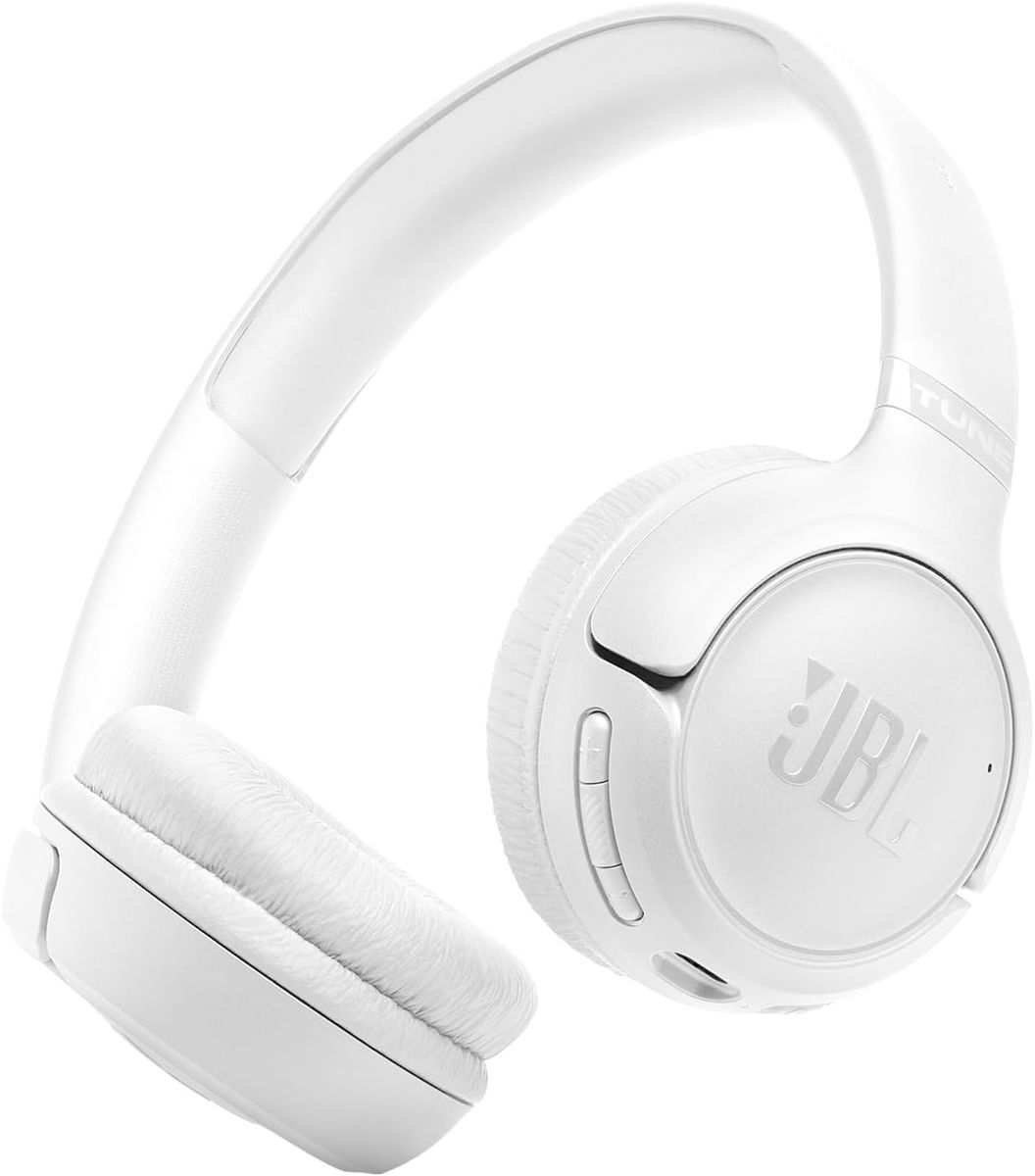 JBL Tune 530BT Wireless On-Ear Bluetooth Headphones - White