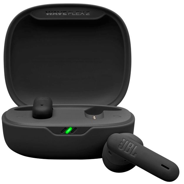 JBL Wave Flex 2 True Wireless In-Ear Earbuds with Mic - Black