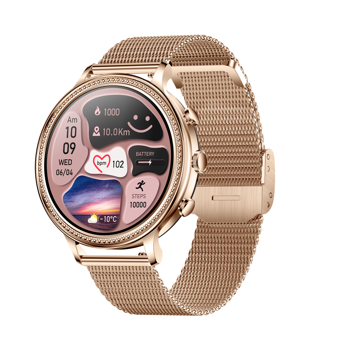 Ladies' Smart Watch - Multi Sport with Calls - Rose Gold