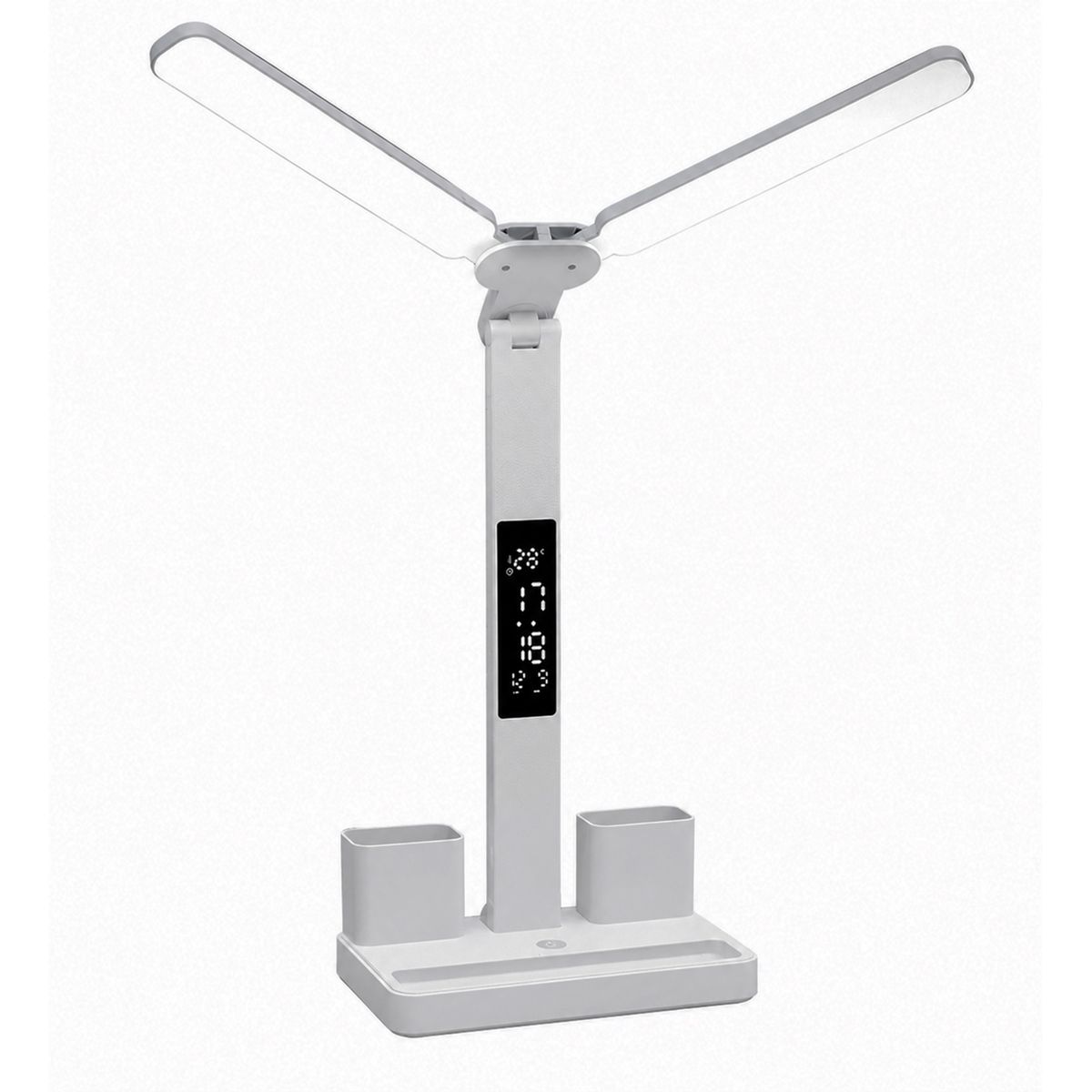 LED Desk Lamp Eye Control 3 Color Modes LED Display Rechargeable Touch