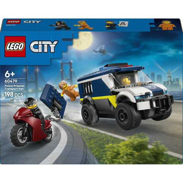 LEGO® City Police Prisoner Transport Van Building Toy 60479