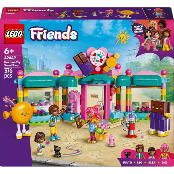 LEGO® Friends Heartlake City Sweet Shop Pretend-Play Set, Role-Play Toy 42649
