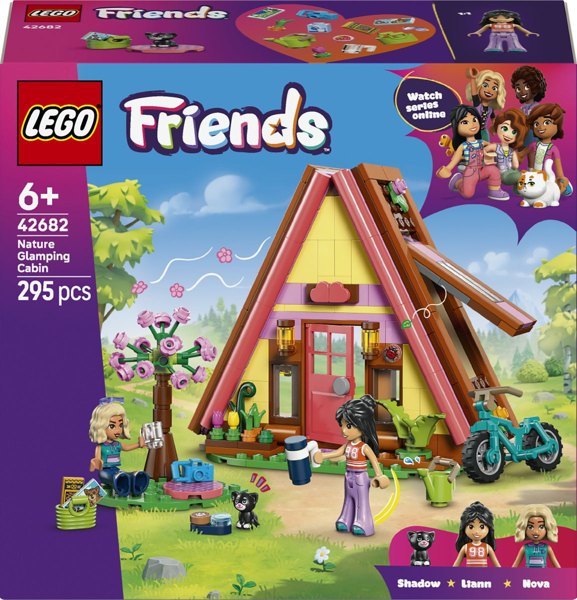 LEGO® Friends Nature Glamping Cabin Building Toy 42682