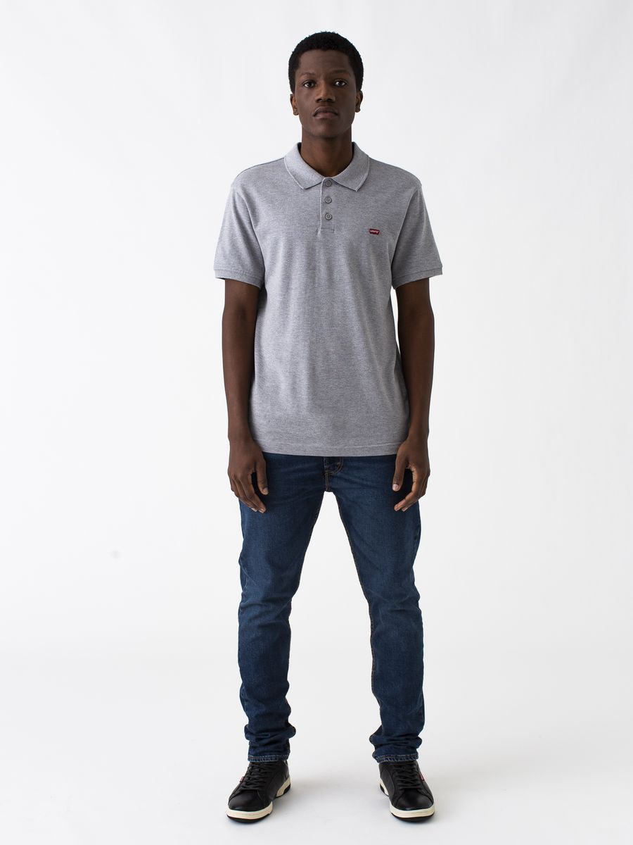 Levi's® Men's Housemark Polo Shirt (Grey Polo - Standard)