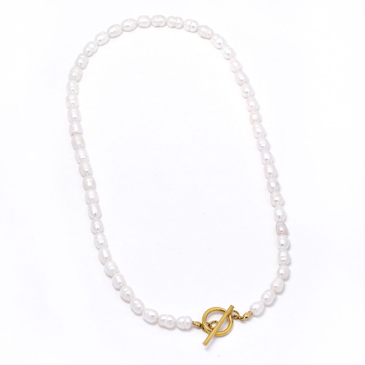Lily & Rose Waterproof 5mm Freshwater Pearl Stainless Steel Necklace