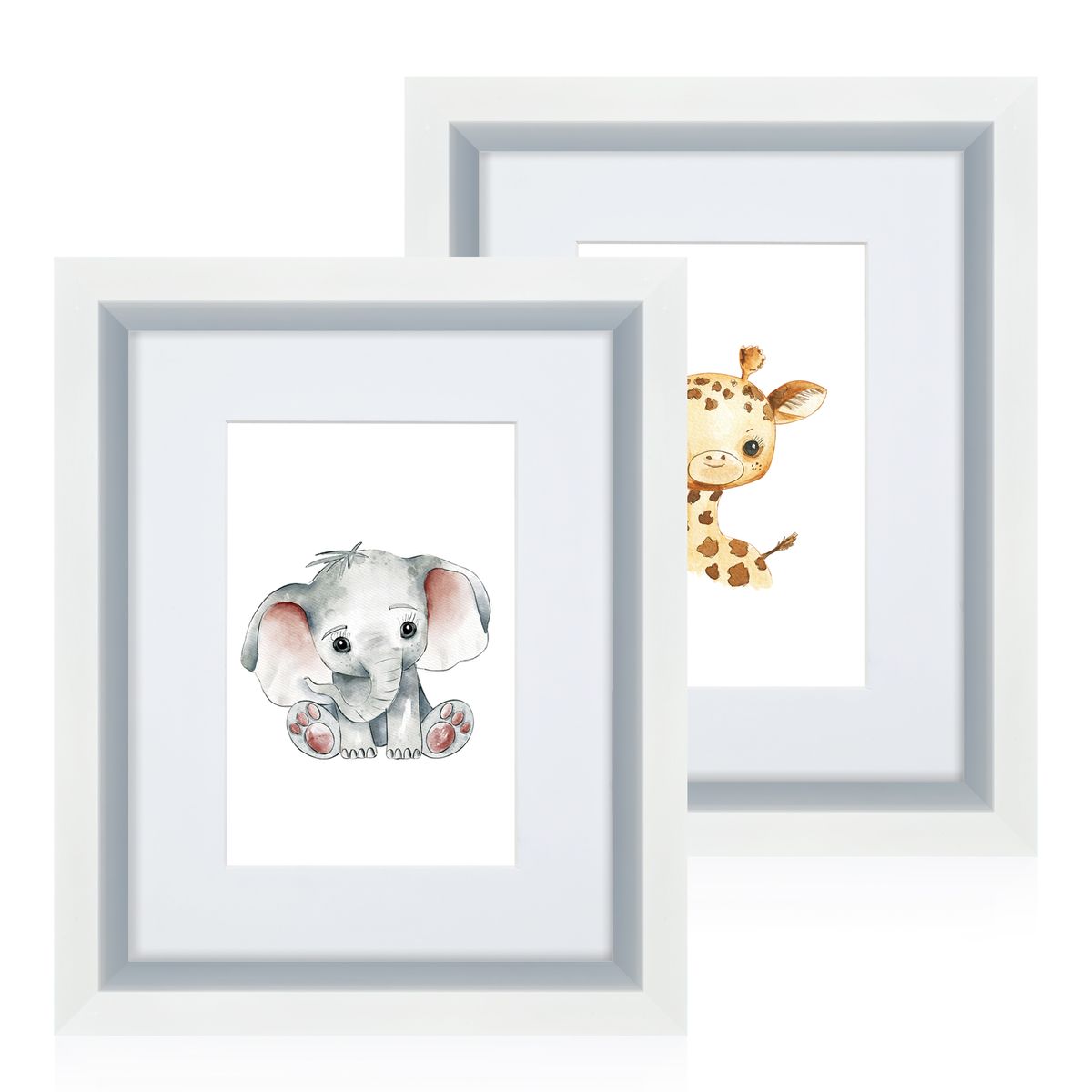 Masdun Metallica A3 (30x40cm) 2-Pack Picture / Photo Frames - Nursery - White
