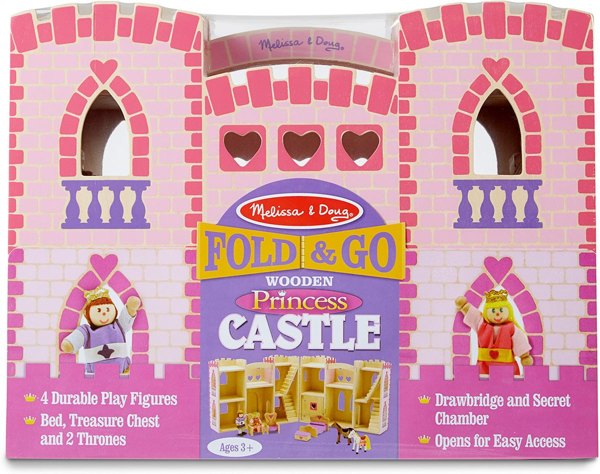 Melissa & Doug Fold & Go Wooden Princess Castle