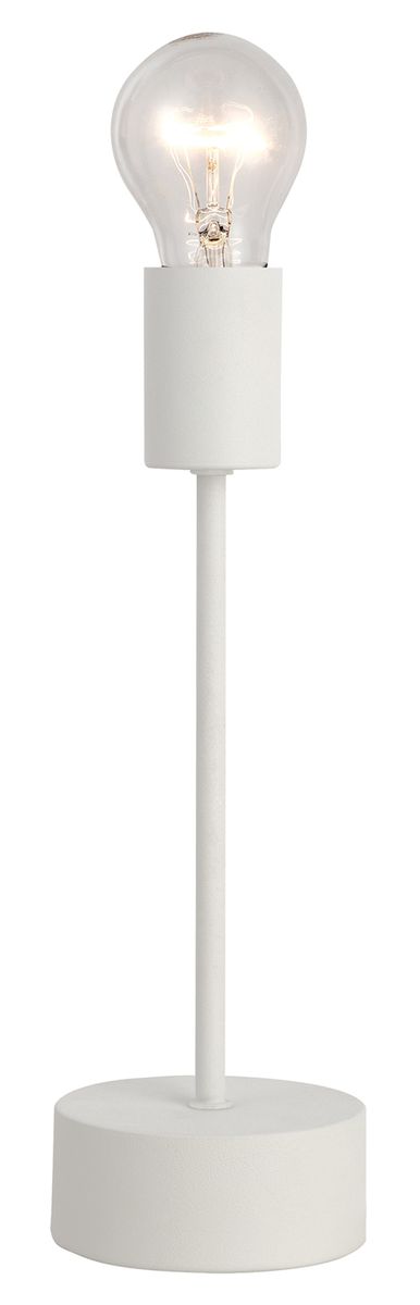 Metal Bedside Lamp - Sand White