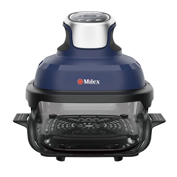 Milex Crispy Chef - 1500W Multi-Function Air Fryer with Glass Cooking Pot