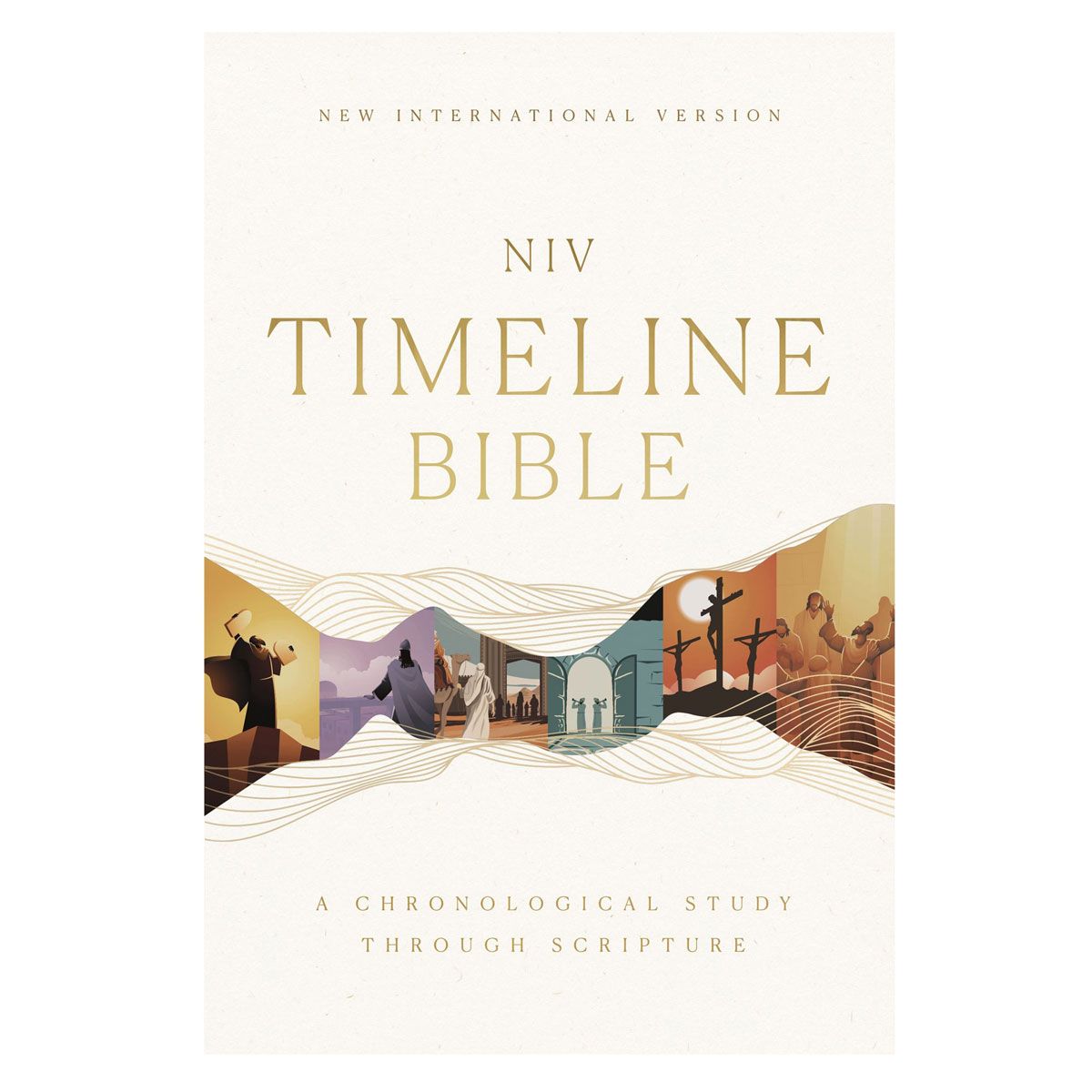 NIV, Timeline Bible, Hardcover, Red Letter, Comfort Print