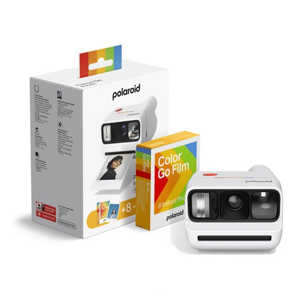 Polaroid Go Gen 3 Instant Camera + Color Film Bundle (8 Photos)