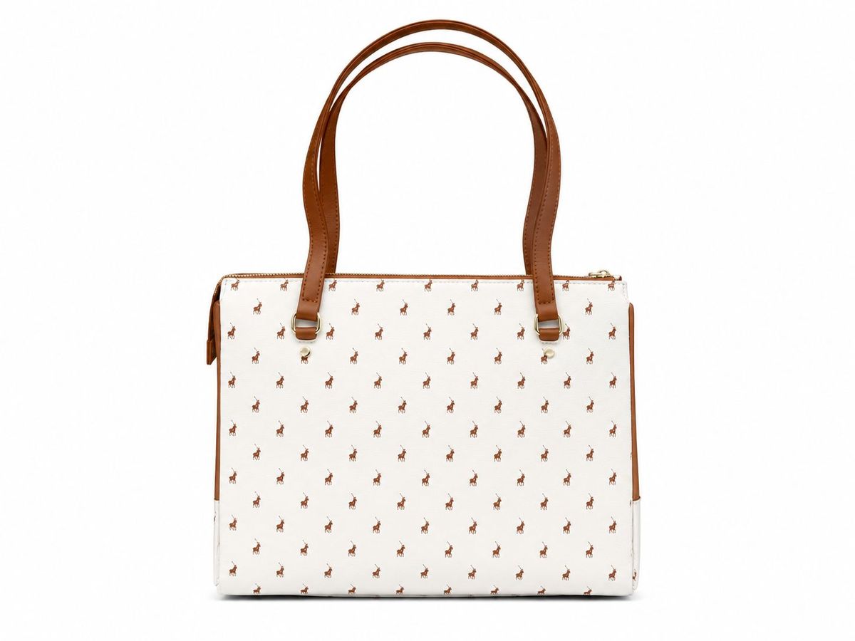 Polo Iconic Mule Shopper White
