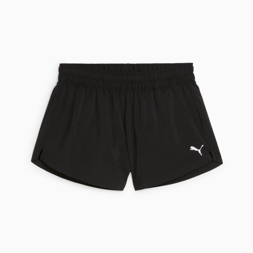 Puma Women's Essential 3-Inch Woven Training Shorts - Black