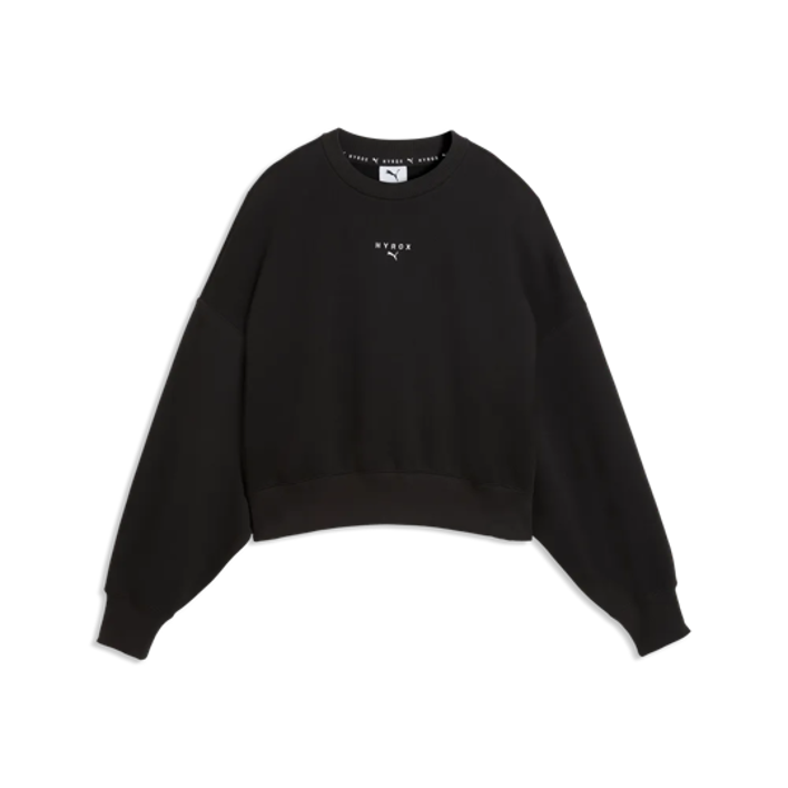 Puma Women's X Hyrox Heavyweight Crew Hoodie - PUMA Black