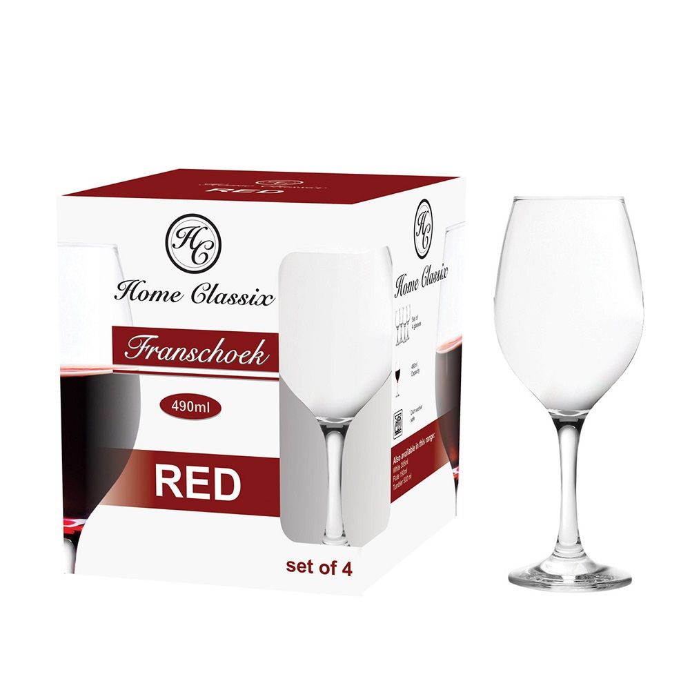 Franschhoek Red Wine Glasses - Set of 4