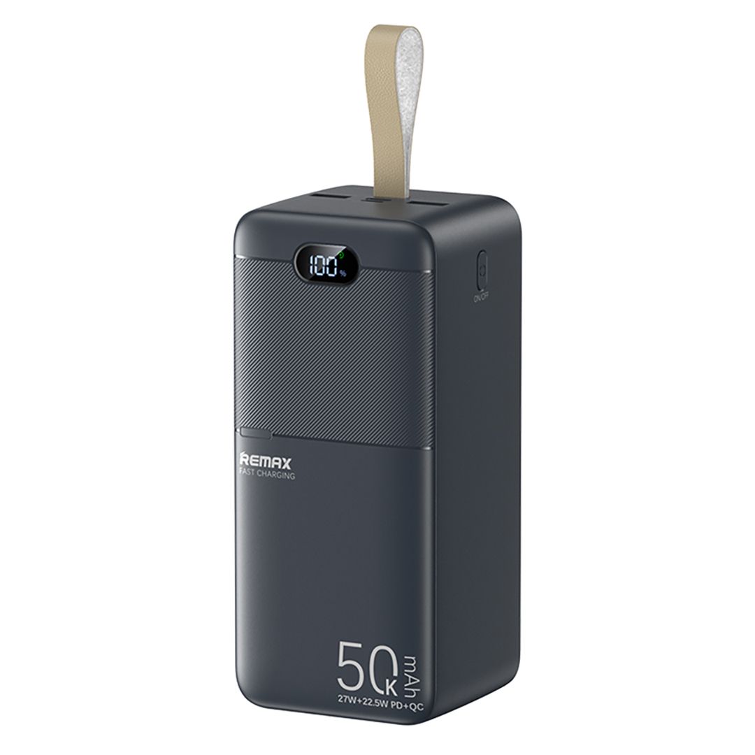 Remax 50000mAh Powerbank 27W USB-C Fast Charging Multiport LED for Outages
