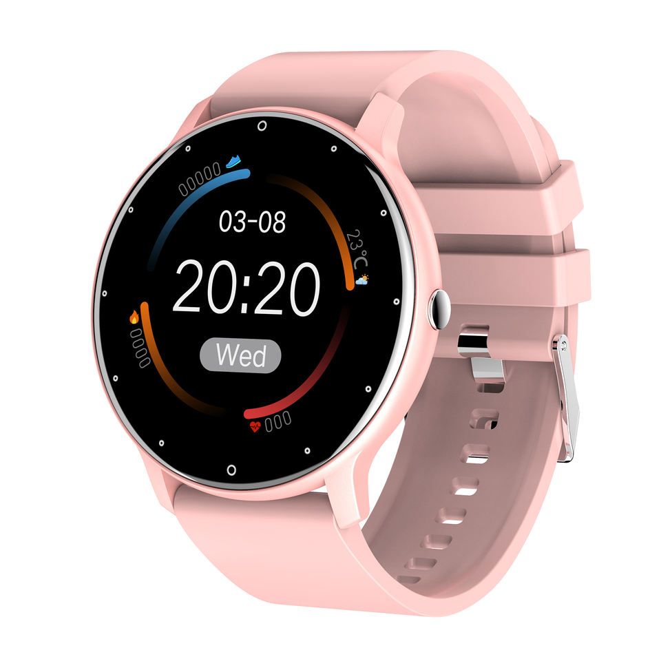 Smart Watch - Sports Modes, Heart Rate & BP Monitor - Pink
