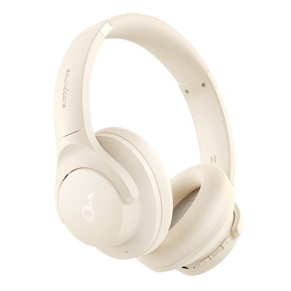 soundcore Q20i Hi-Res Smart Active Noise Cancelling Over Ear Headphones - White