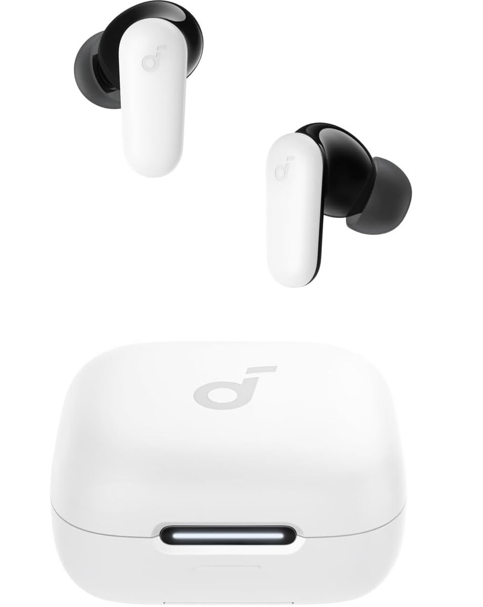 soundcore R50i NC Smart True Wireless Noise Cancelling Earbuds - White