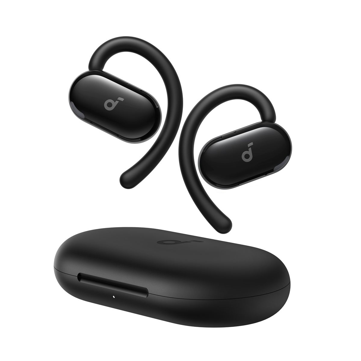 soundcore V20i Open-Ear Smart Wireless Earbuds with Adjustable Ear Hooks - Black