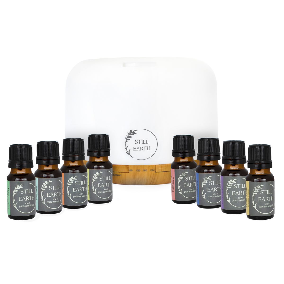 Still Earth Aroma Diffuser 500ml with 8 Essential Oils