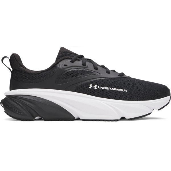 Under Armour Men's Charged+ Rogue 6 Road Running Shoes - Black