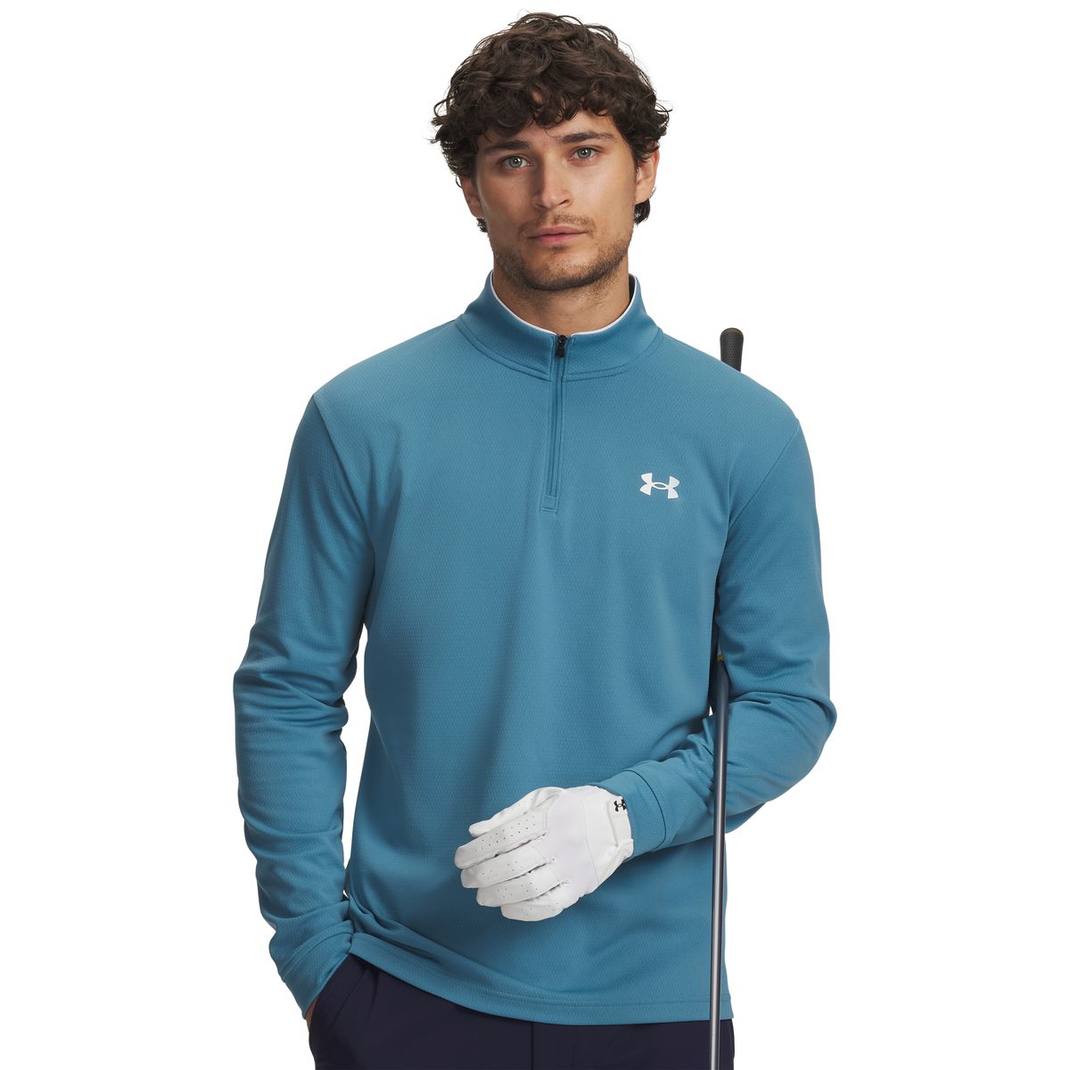 Under Armour Men's Matchplay 1/4 Zip Golf Jacket - Boundless Blue
