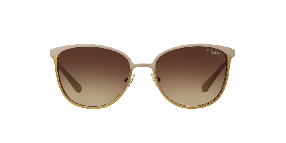 Vogue Light & Shine VO4002S 55 Sunglasses - Beige/Brown Gradient