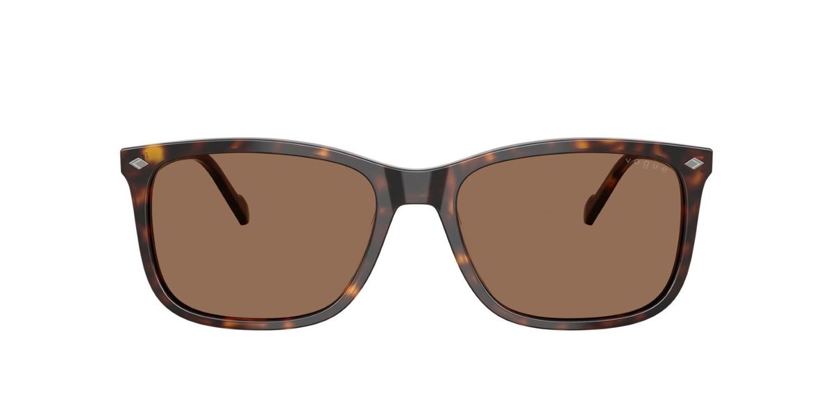 Vogue - Men's - Sunglasses - Square - Dark Havana