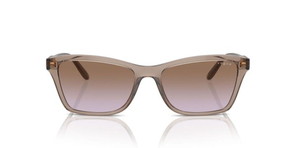 Vogue Womens Pillow Sunglasses VO5551S - Transparent Brown