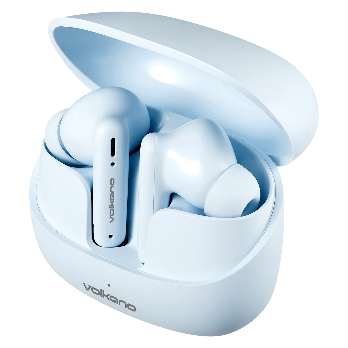 Volkano Jupiter Series (TWS) True Wireless Bluetooth Earphones - Pastel Blue