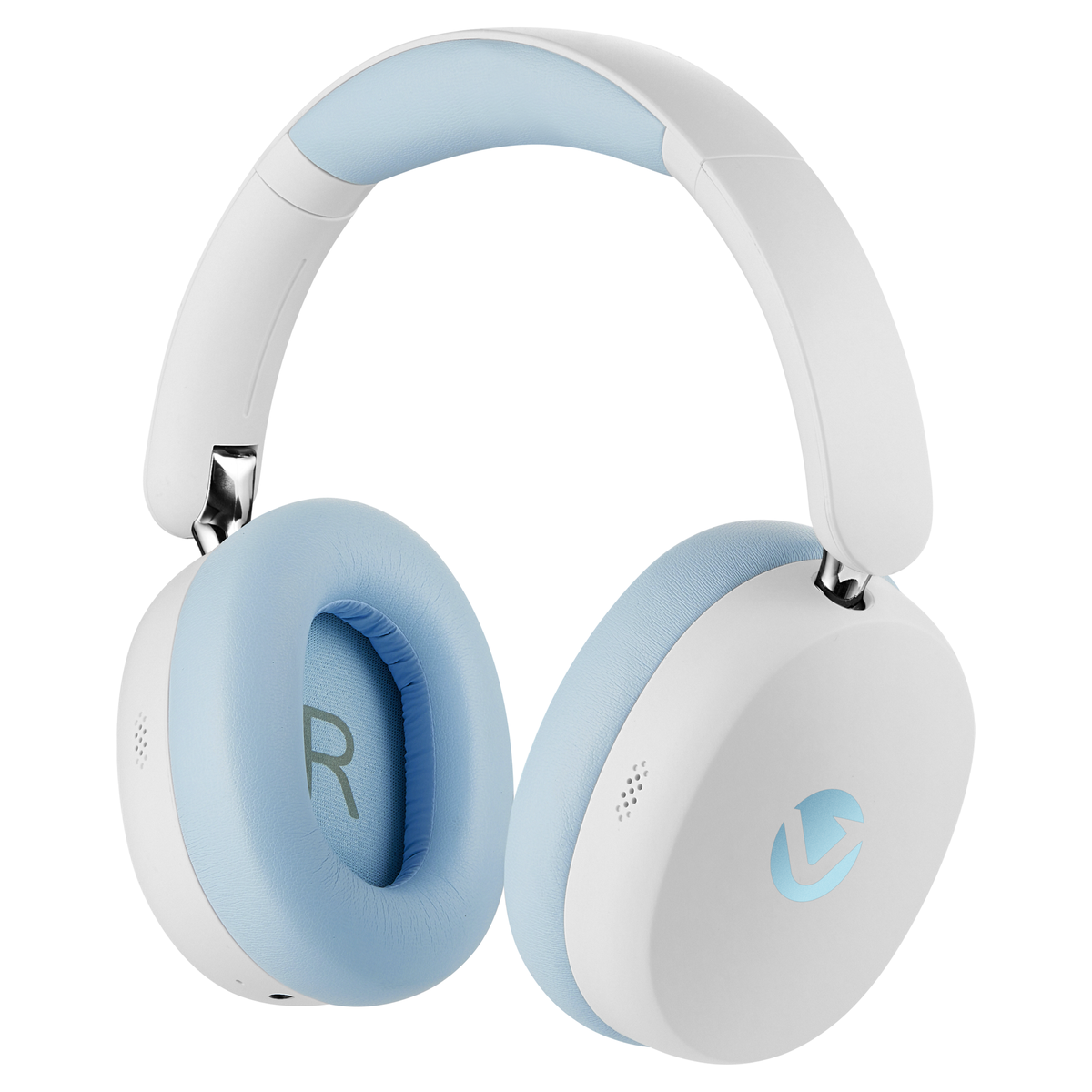 Volkano Lexi Pro Noise Cancelling Bluetooth Headphones - White, Blue